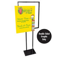 Flat Base Sign Double-Sided Replacement Graphic
